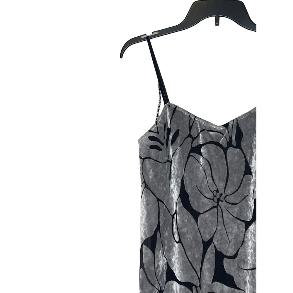 Joseph Ribkoff Women's Dress Midi Lined Floral Strappy Hanky V-Neck Sleeveless 6 - Picture 3 of 10